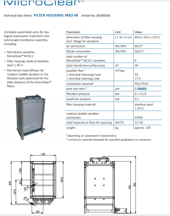 Flat MBR microclear equivalent