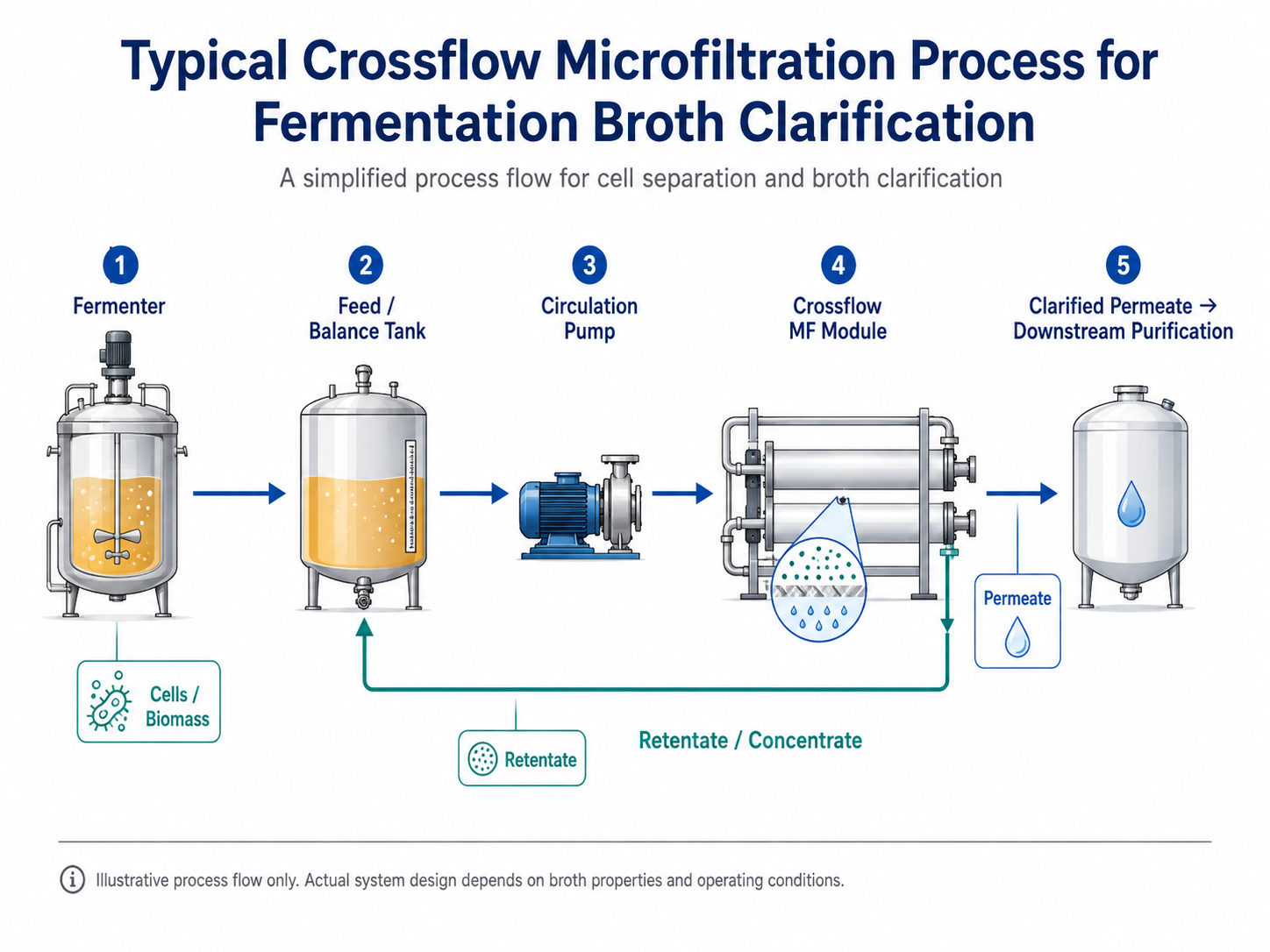 crossflow microfiltration process for fermentation broth clarification.png